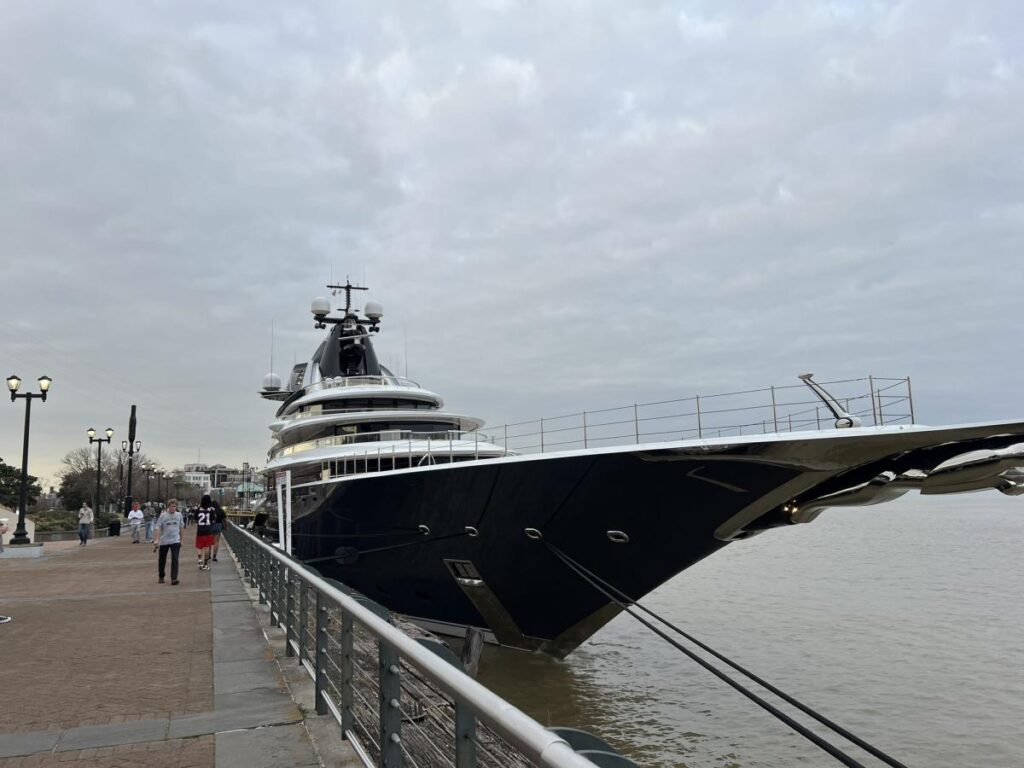 Biggest flex at Super Bowl week — Jags owner Shad Khan and his superyacht