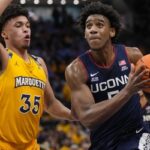 No. 25 UConn secures top-10 win over No. 9 Marquette, 77-69