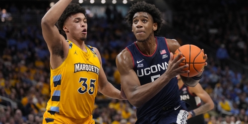 No. 25 UConn secures top-10 win over No. 9 Marquette, 77-69