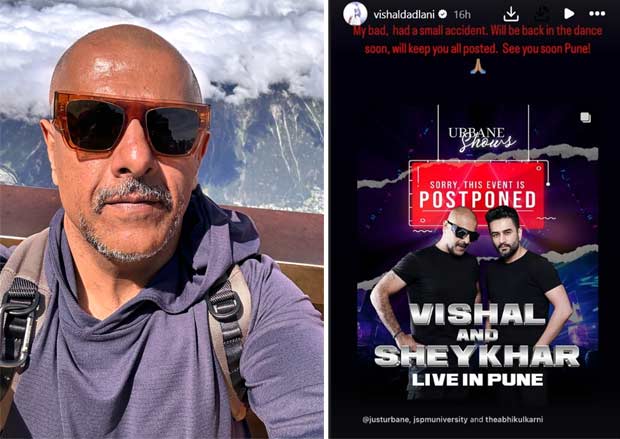 Vishal Dadlani meets with accident, cancels Pune concert; check deets! : Bollywood News