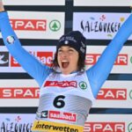 Federica Brignone wins ski worlds giant slalom; American Paula Moltzan snags bronze by .01