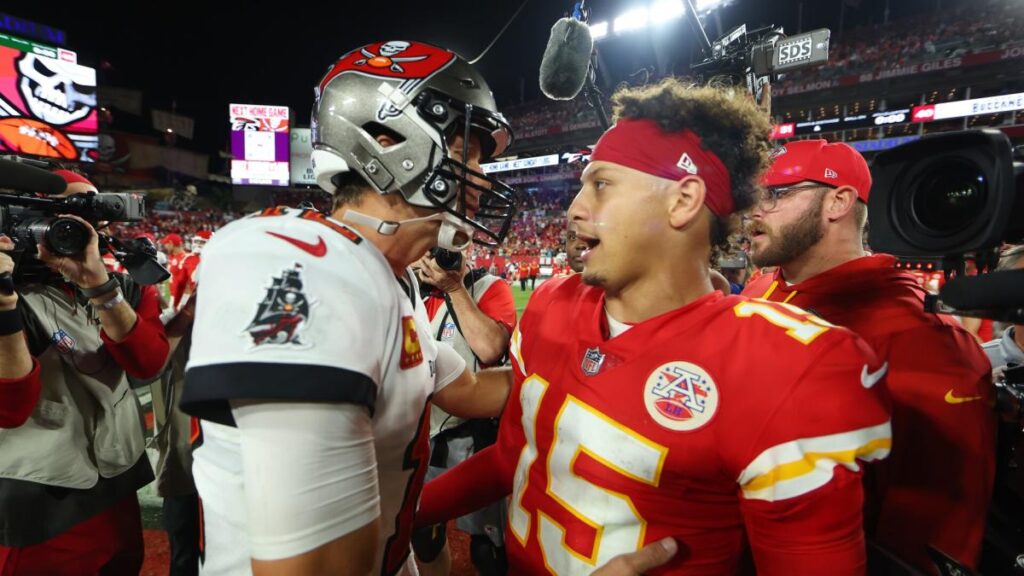 Patrick Mahomes can soon be second only to Tom Brady in playoff and Super Bowl history