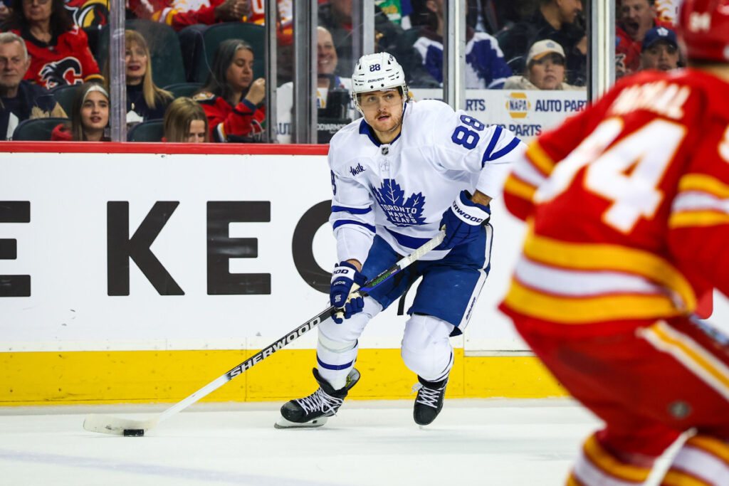 Flames Players Exchange Words During Rough Outing Against Deadly Leafs