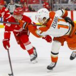 Ducks’ Trevor Zegras suspended 3 games for his hit to the head of the Red Wings’ Michael Rasmussen