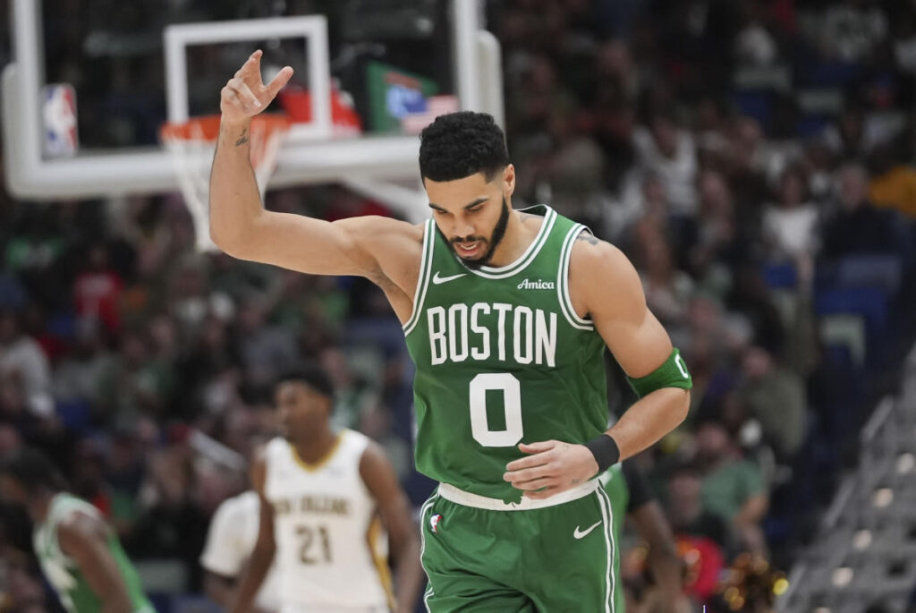 Jayson Tatum hits vintage game-winner as Celtics avoid upset by shorthanded Pelicans