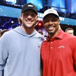 Bills QB Josh Allen celebrates bachelor party at TGL by meeting Tiger Woods and heckling Billy Horschel