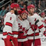 Hurricanes extend winning streak to 8 games with 3-1 victory over Sharks