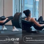 Samantha Ruth Prabhu acing 110 kg barbell hip thrusts is all the motivation you need to hit the gym