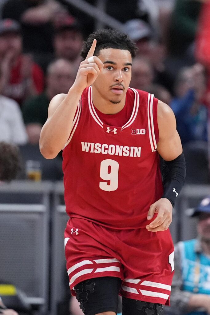 Tonje spurs record-tying 3-point flurry as No. 18 Wisconsin beats UCLA 86-70 in Big Ten Tournament