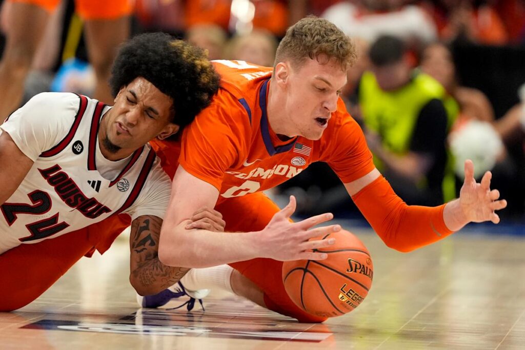 Edwards scores 21, No. 13 Louisville defeats No. 10 Clemson 76-73 to reach ACC championship game