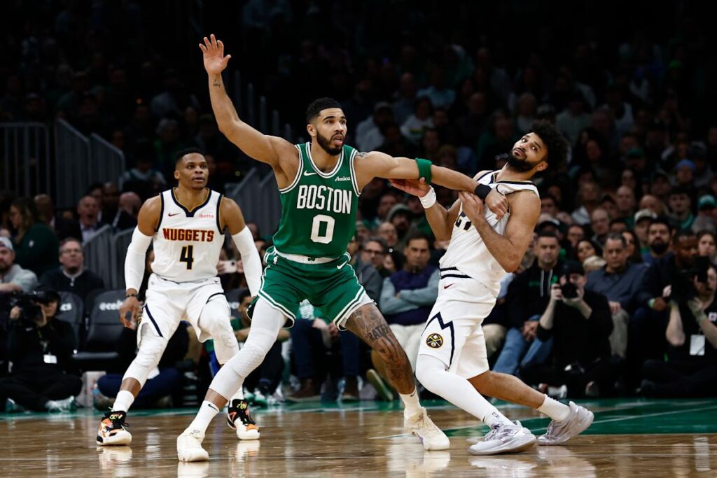 Celtics hold off Nuggets for 110-103 win behind Jaylen Brown’s 22 points, 8 assists