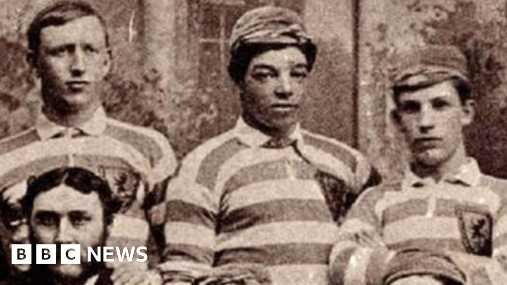 Plaque for first black international footballer at Halifax school