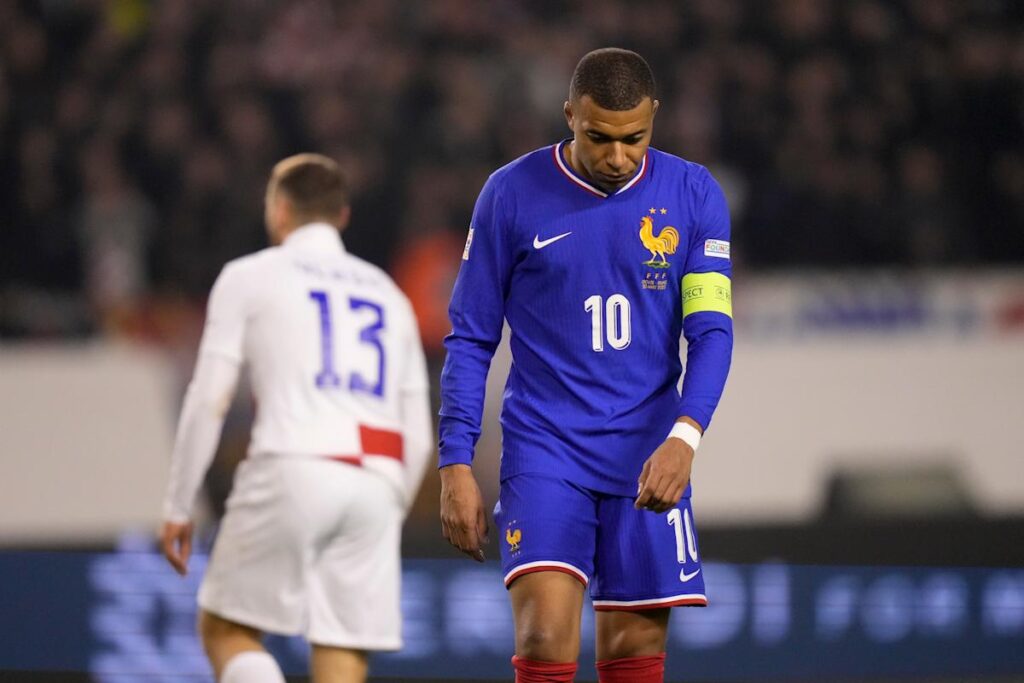 Croatia beats France 2-0 in Nations League quarterfinals to spoil Mbappé’s return