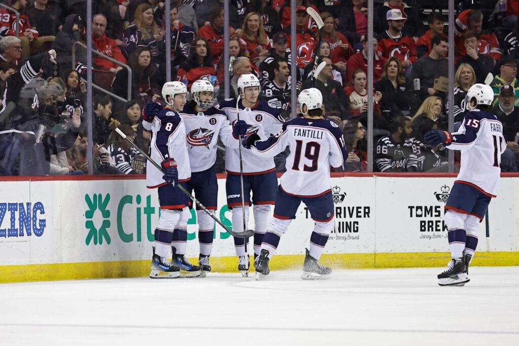 Fantilli, Marchenko lead Blue Jackets to pivotal win against Islanders