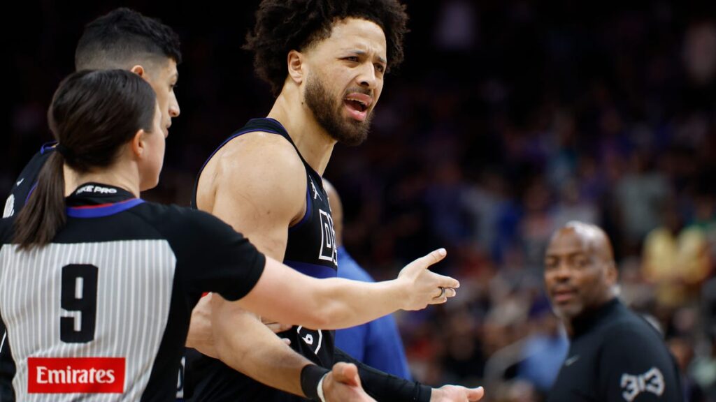 NBA referee explains Cade Cunningham’s ejection against Thunder