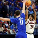 Wisconsin Basketball transfer Chucky Hepburn tournament loss stats