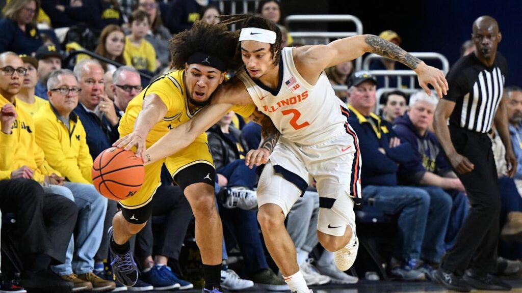 Tre White leads Illinois to a 93-73 rout of No. 15 Michigan