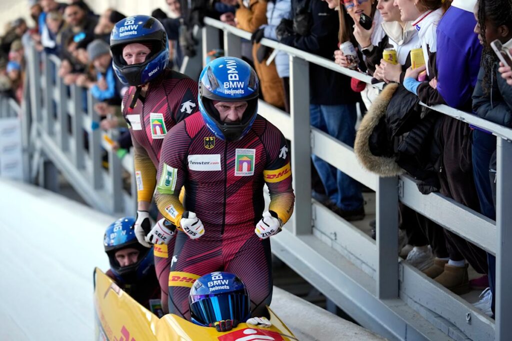 Francesco Friedrich of Germany wins 16th world bobsled championship, taking 4-man in Lake Placid