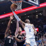 Shai Gilgeous-Alexander secures 4th 50-point game of season in Thunder win over Rockets