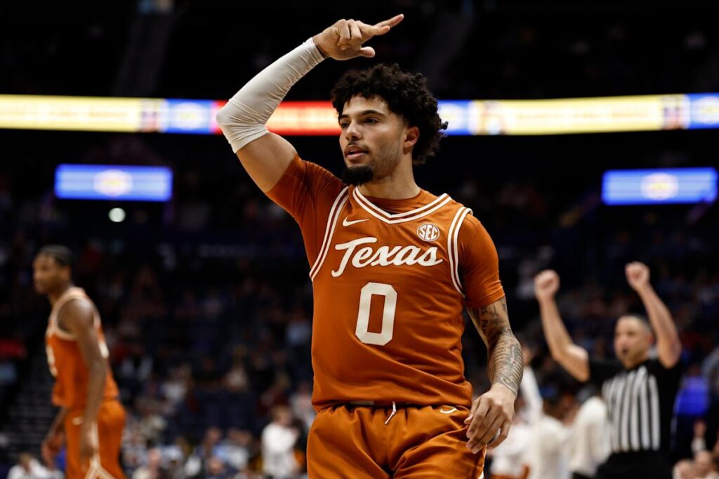 Tre Johnson’s 3 in double OT puts Texas ahead to stay in win over No. 14 Texas A&M at SEC Tourney