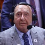 Dick Vitale breaks down while reflecting on cancer battle in last game of season: ‘I’m praying I can be back next year’