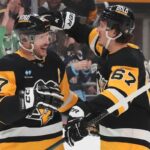 Erik Karlsson’s power-play goal carries Penguins past Devils, 7-3