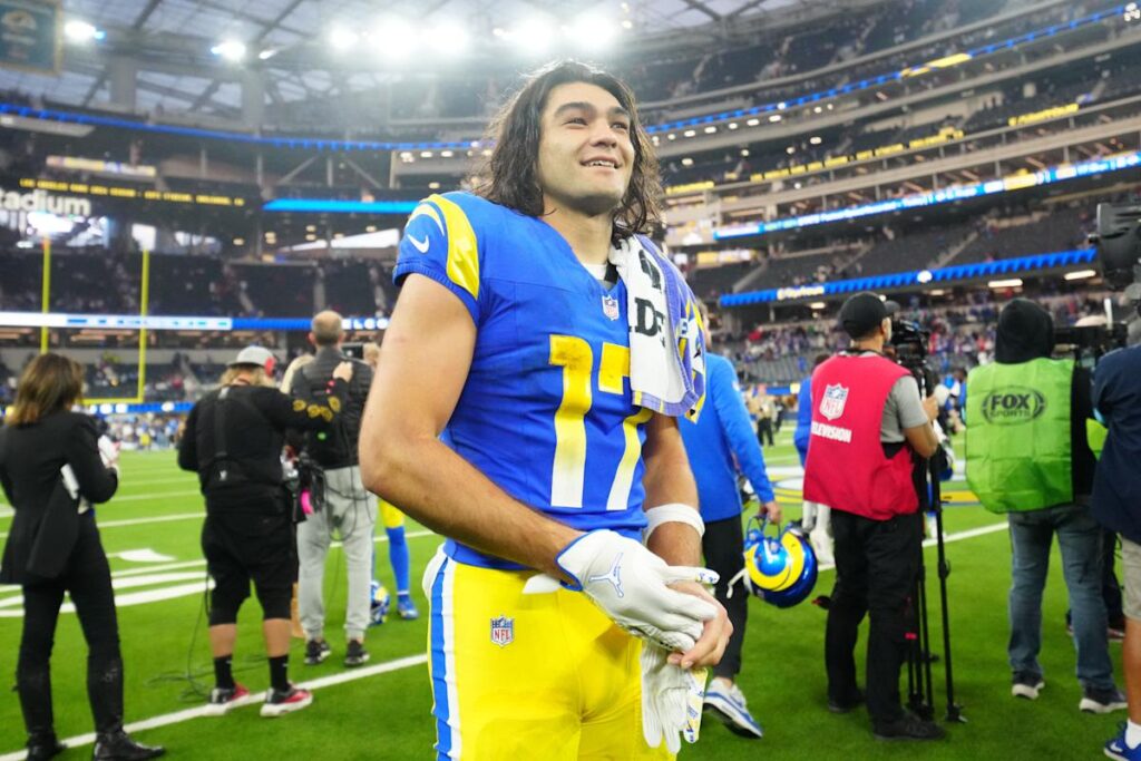 2025 NFL free agency: Puka Nacua gives up jersey No. 17 for new Rams receiver Davante Adams