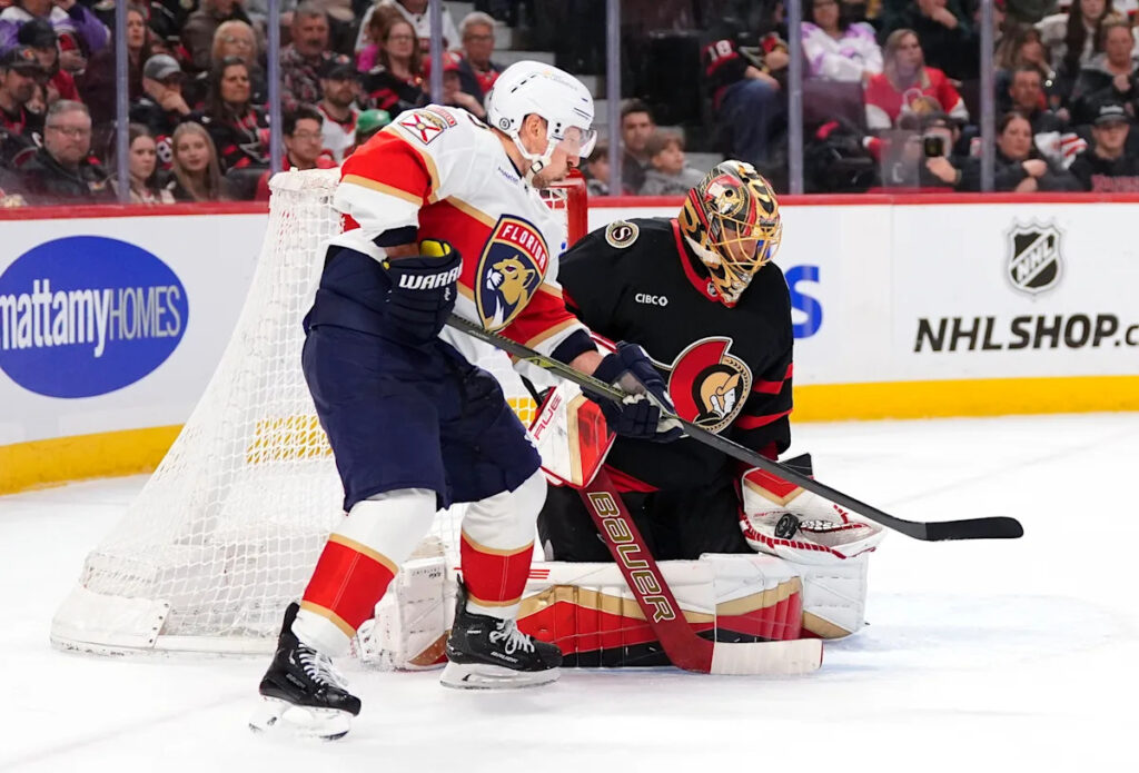 Anton Forsberg’s 3rd shutout of the season carries the Senators to a 3-0 win over the Panthers