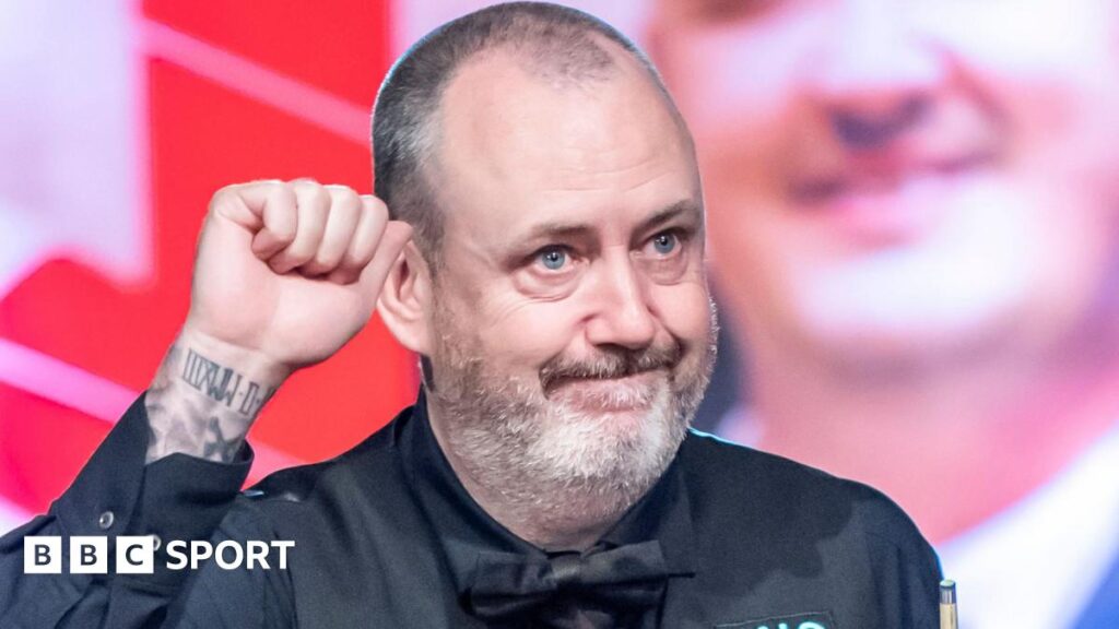 2025 World Snooker Championship: Mark Williams beats John Higgins in quarter-final