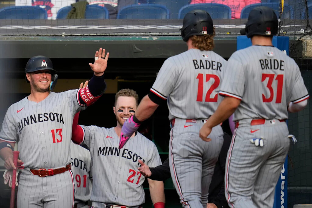 Twins get season-high 17 hits, Bailey Ober allows 1 run in 7 2/3 innings in 11-1 rout of Guardians