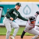 Michigan State baseball defeats Lansing Lugnuts, 1-0