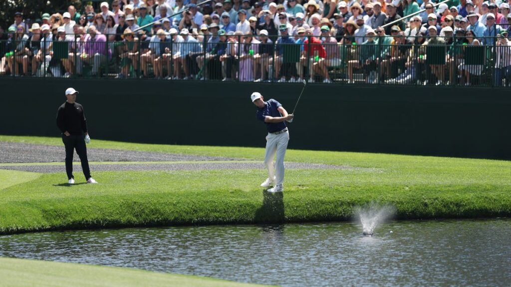 Rory McIlroy nearly bonked a turtle with his golf ball during Masters practice