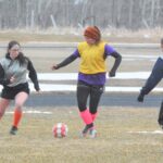 After weeks of no practice, Cheboygan girls soccer back in snowy conditions