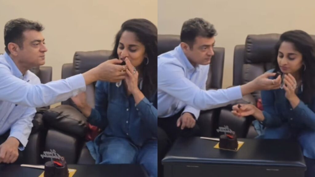 Ajith Kumar shows his softer side as he celebrates 25th wedding anniversary with Shalini; WATCH their adorable moments