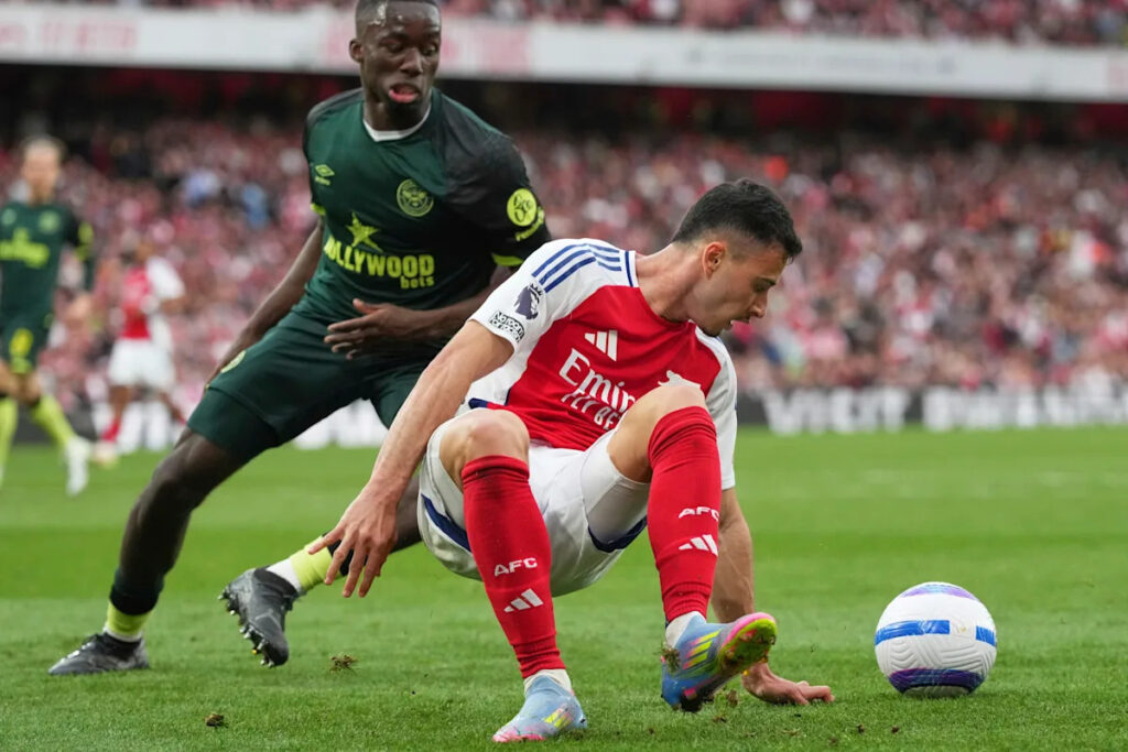 Martinelli on Norgaard tackle in Arsenal-Brentford: ‘He could have broken my leg’