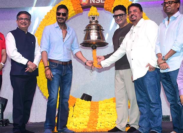 Ajay Devgn rings NSE bell on Akshaya Tritiya to promote Raid 2 : Bollywood News