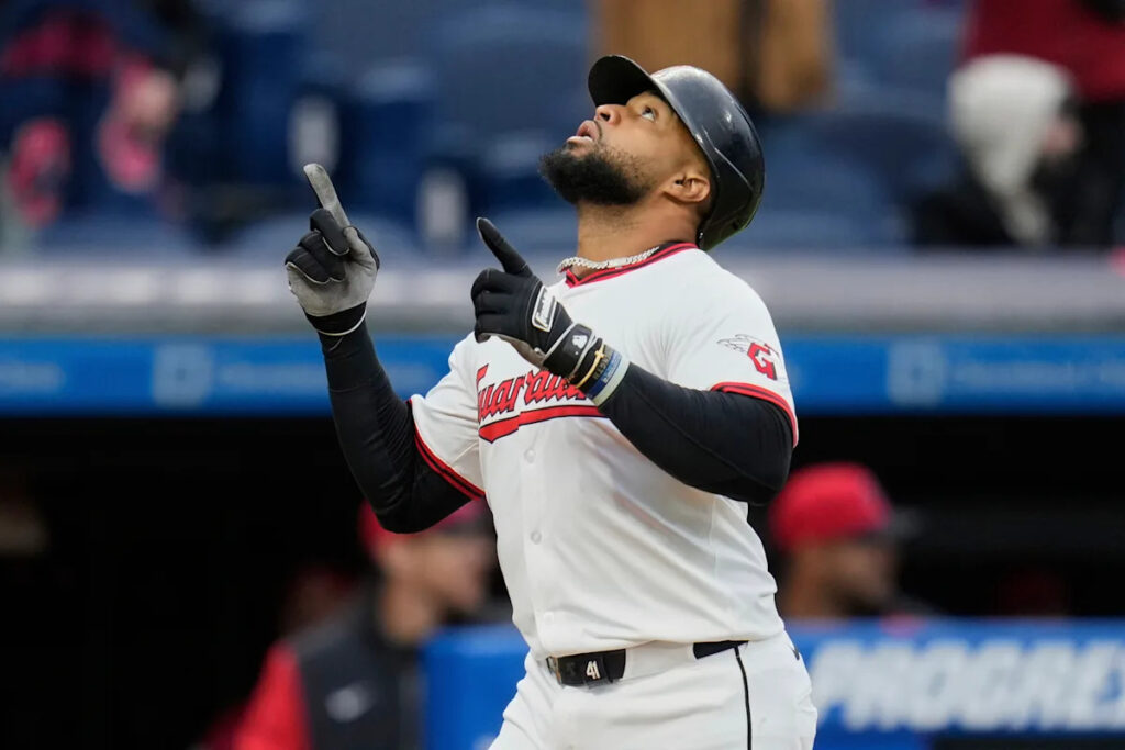 Santana homers and Guardians hold on for 3-2 win over White Sox in unusual finish