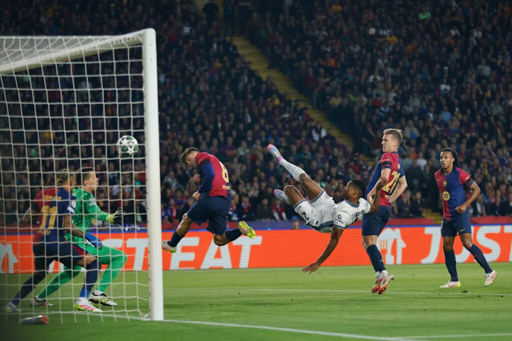 Thuram and Dumfries return to energize Inter in draw at Barcelona in Champions League semifinals
