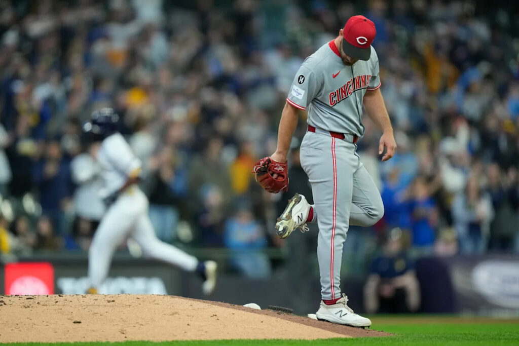 Reds place pitcher Sam Moll on the 15-day injured list due to left shoulder impingement