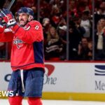 Alex Ovechkin ties Wayne Gretzky’s all-time record of 894 NHL goals