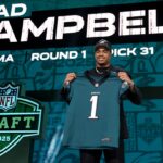 Eagles traded up from 32 to 31 because Jihaad Campbell was a Top 10 player on their board