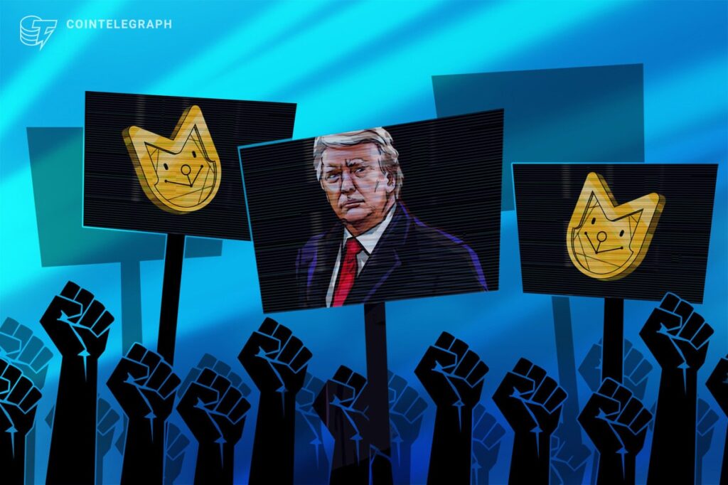 Interest groups, lawmakers to protest Trump’s memecoin dinner