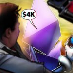 Ethereum price chart targets $4K as transaction fees hit 3-month high