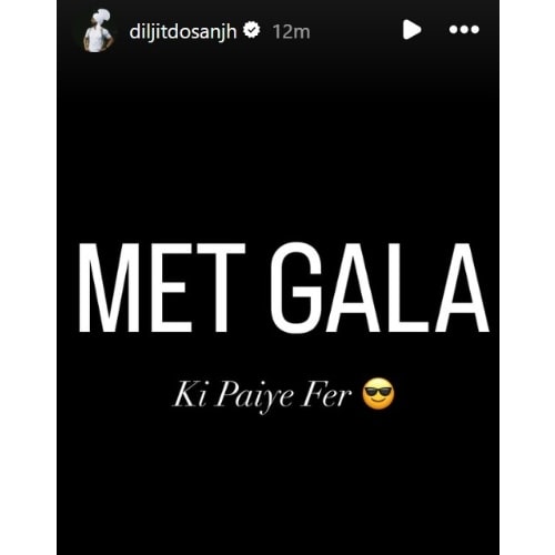 MET Gala 2025: Diljit Dosanjh is just like most of us, thinking what to wear before every important event