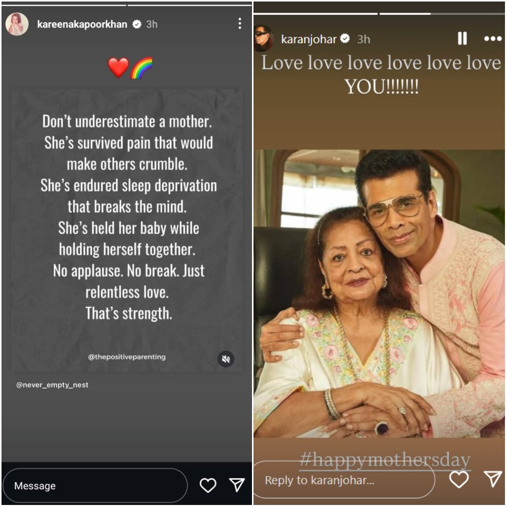 Mother’s Day 2025: Kareena Kapoor, Sonam Kapoor, Sunny Deol and more show what selfless love looks like with their thoughtful posts