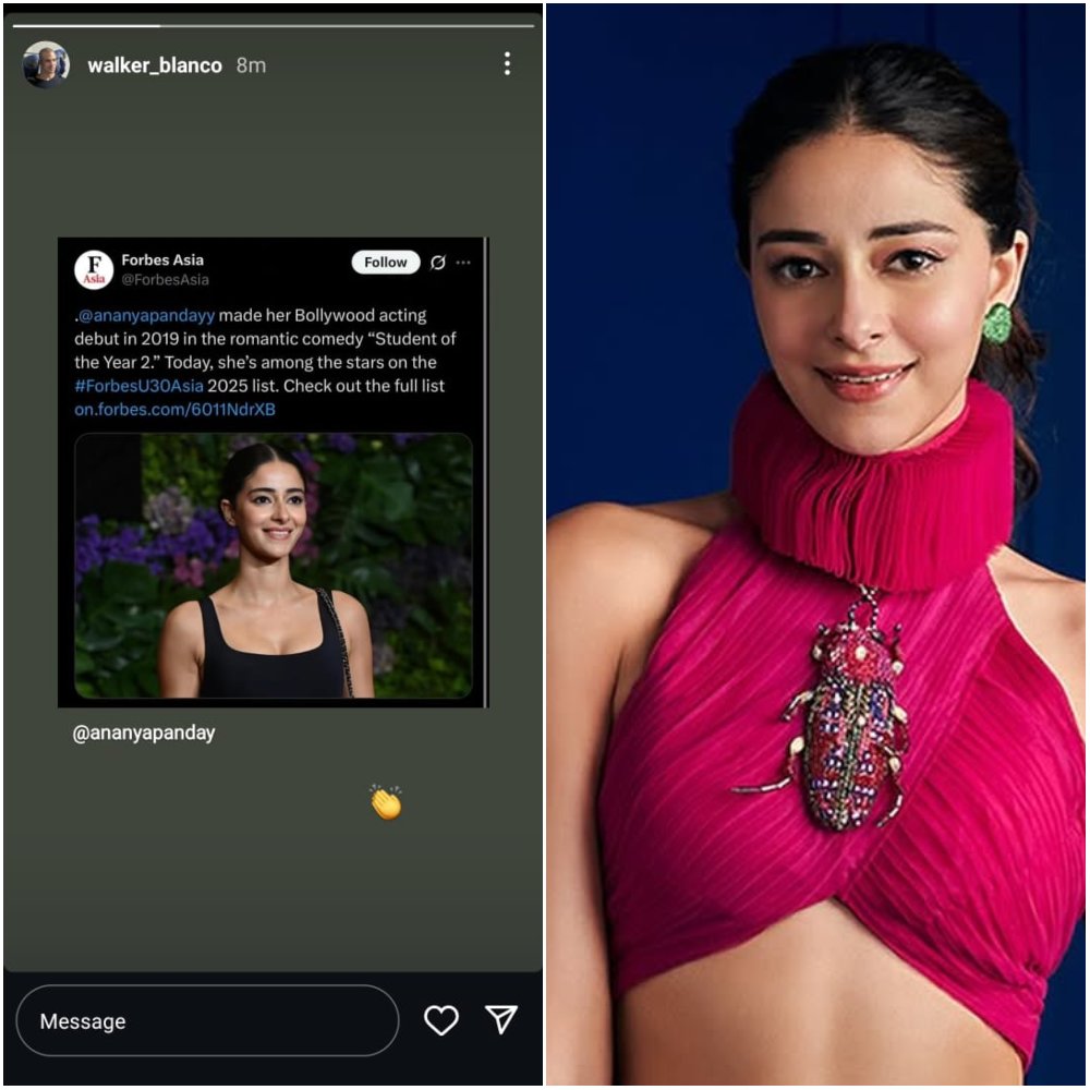 Ananya Panday’s rumored BF Walker Blanco can’t stop beaming with pride at actress’ latest feat; find out what it is