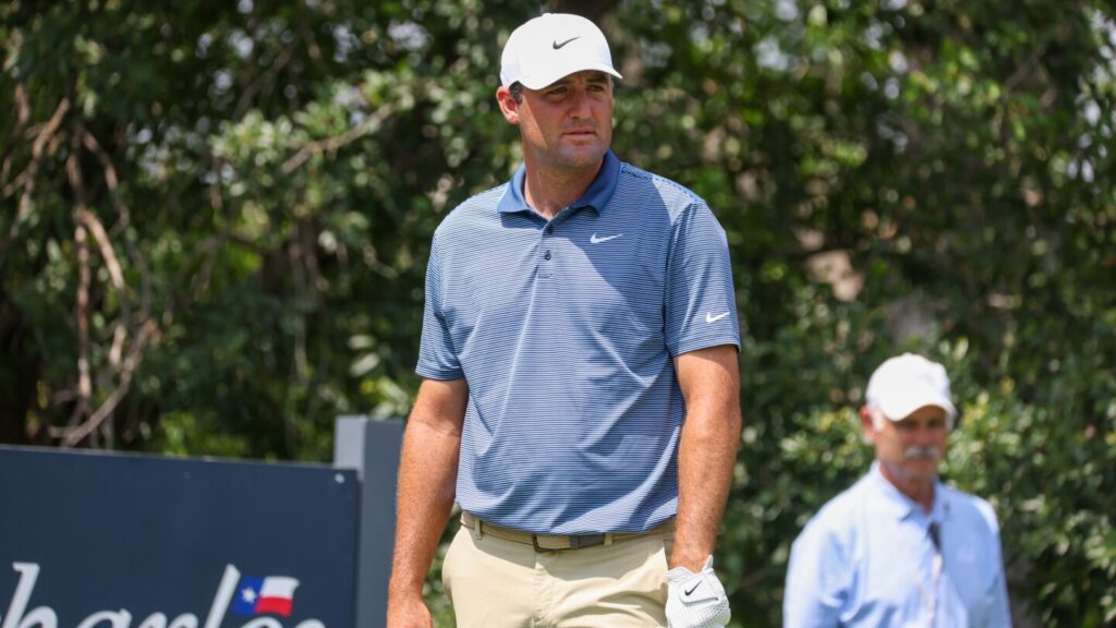 Poor putting and an awful closing bogey put Scottie Scheffler on Colonial cut line