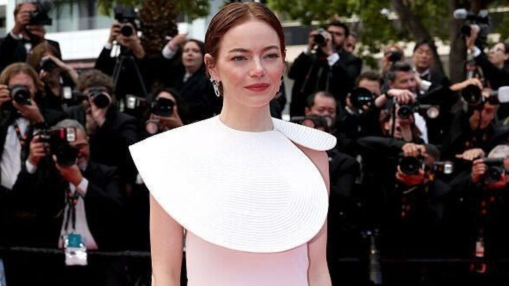 Pedro Pascal and Austin Butler Jump in to Help Emma Stone from a Bee at Cannes Red Carpet