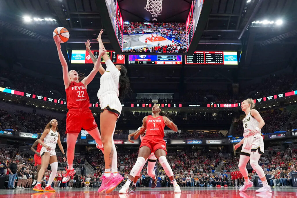 Caitlin Clark says flagrant foul on Angel Reese was not ‘malicious’ as both get technical fouls