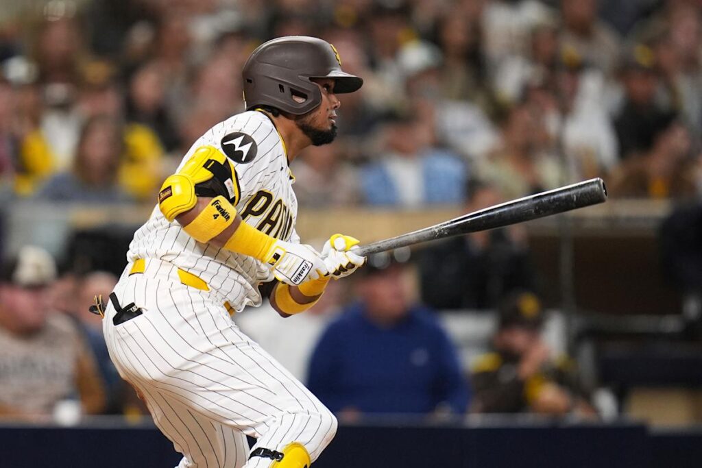 Arraez drives in tying and go-ahead runs as the Padres rally to beat the Marlins 8-6